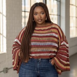 Boléro Crochet Ajouré - Mix mohair & Coton